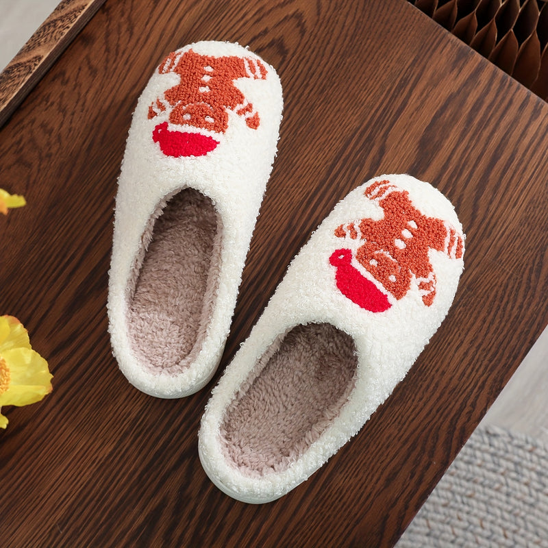 Gingerbread Man Slippers
