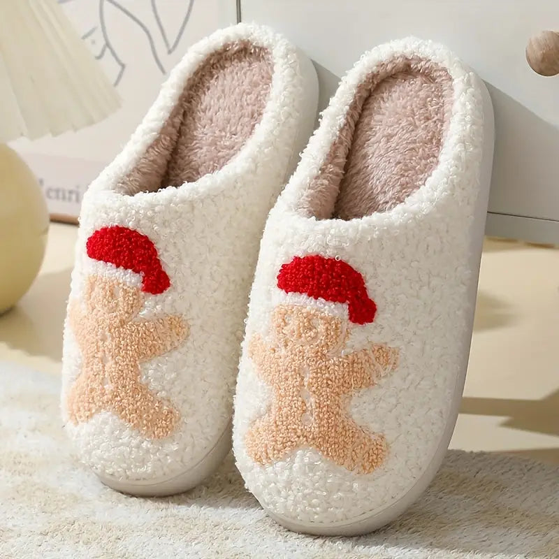 Gingerbread Man Slippers