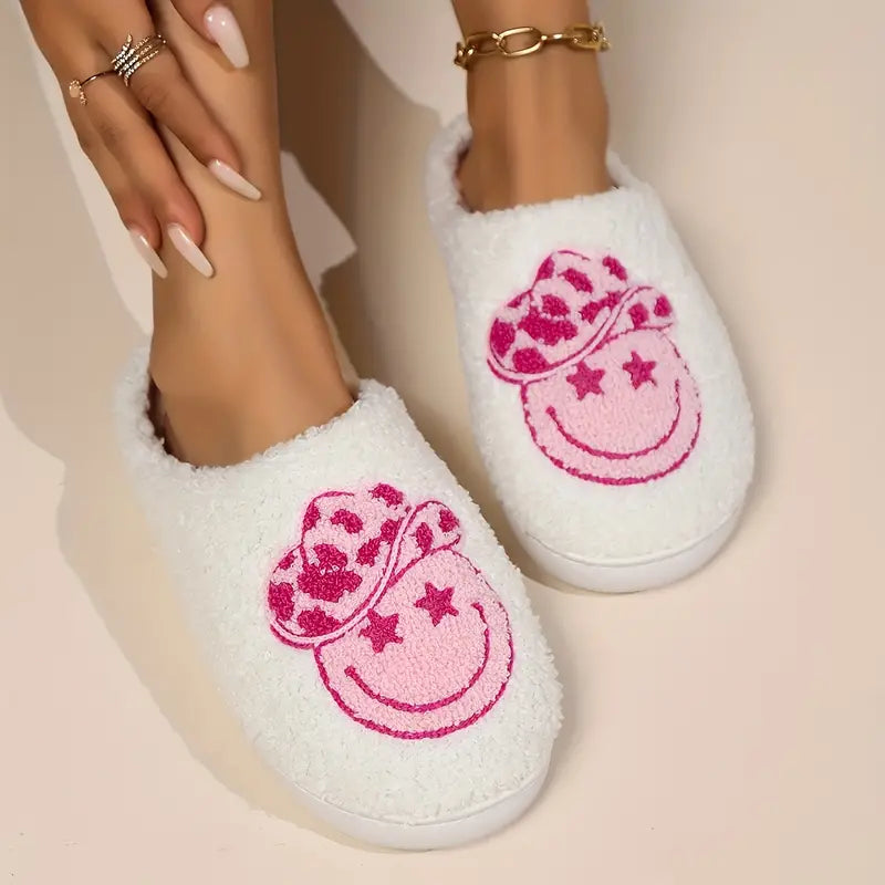 Pink Cowboy Slippers
