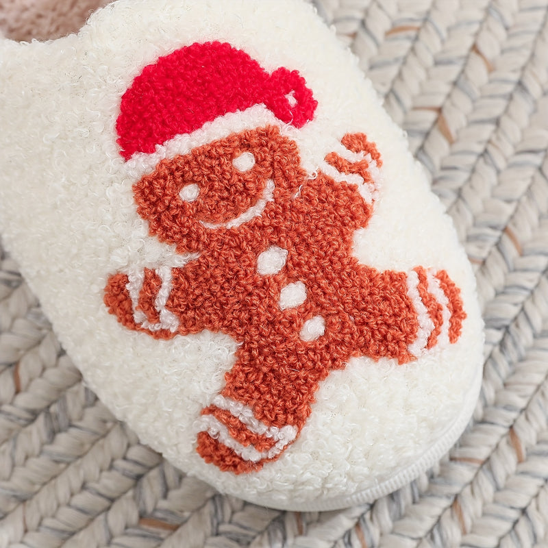 Gingerbread Man Slippers