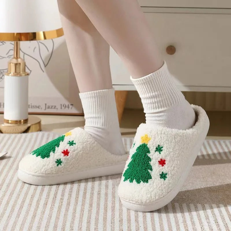 Christmas Tree Slippers