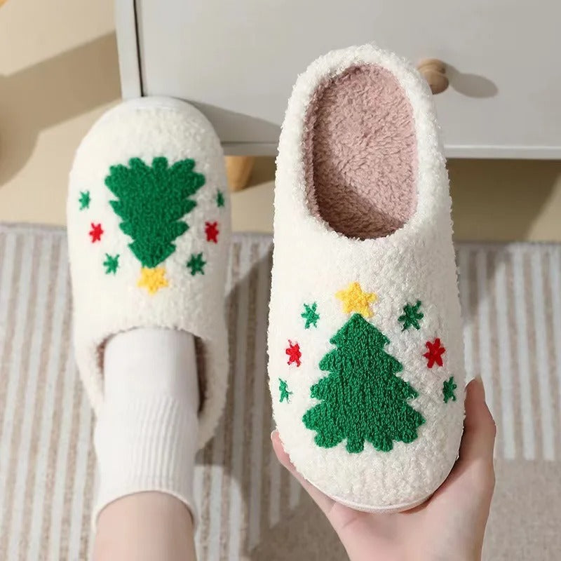 Christmas Tree Slippers