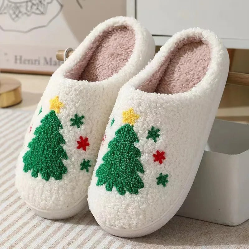 Christmas Tree Slippers