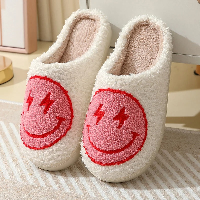 Lightning Smily Faces Slippers