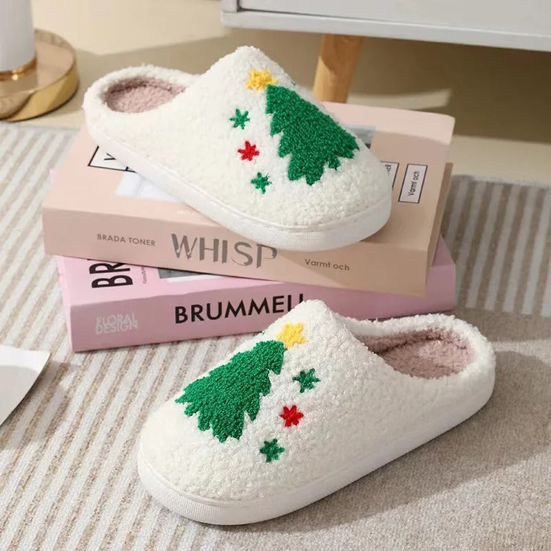 Christmas Tree Slippers